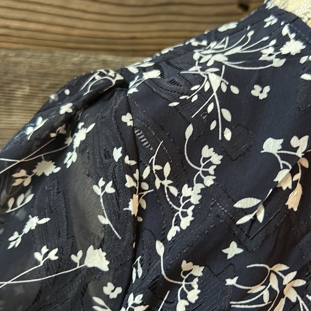 Lulu’s Too Cute Blue Floral Mini Dress, Size Small NWT - Picture 5 of 15